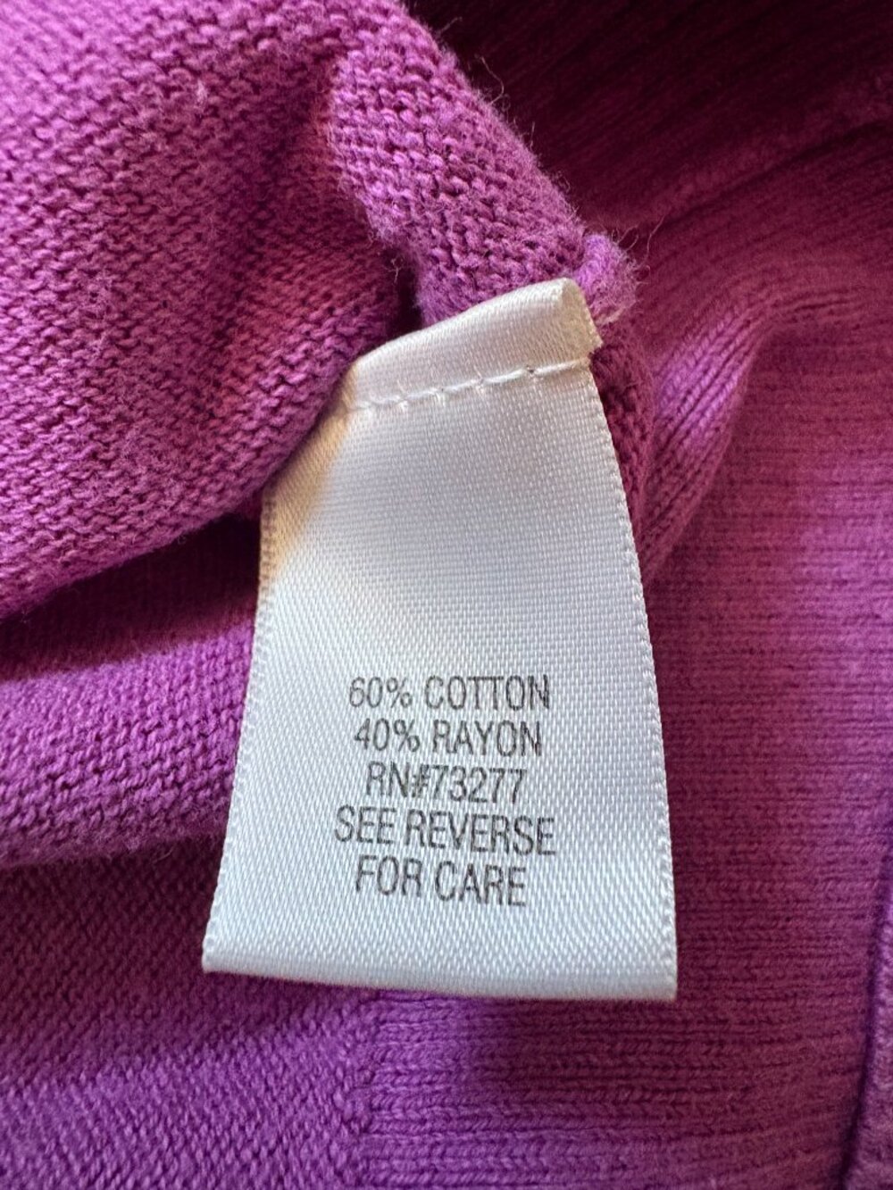 Ladies' pink button-up cardigan - Picture 5 of 6